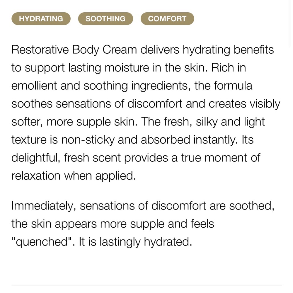 *NIB* Sisley Paris Restorative Body Cream New - Picture 3 of 10